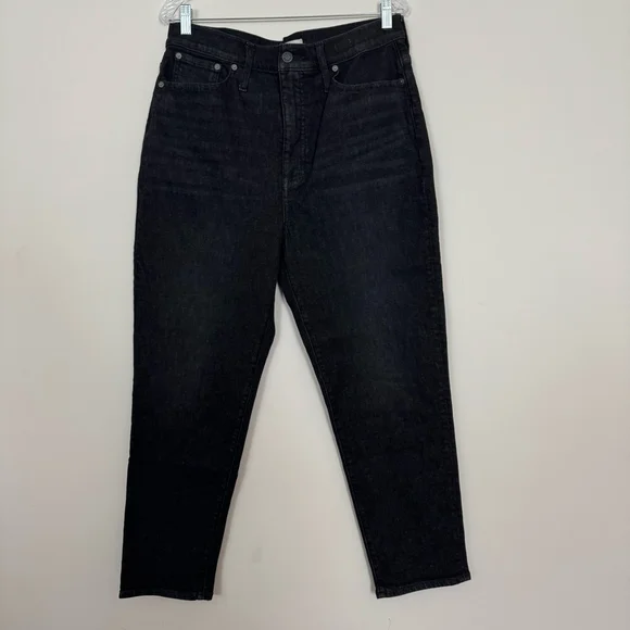 Madewell The Momjean HighRise Jeans Size 31 Black - Picture 2 of 8